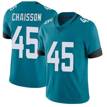 Nike K'Lavon Chaisson Men's Limited Jacksonville Jaguars Teal Vapor Untouchable Jersey