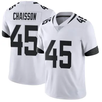 Nike K'Lavon Chaisson Men's Limited Jacksonville Jaguars White Vapor Untouchable Jersey