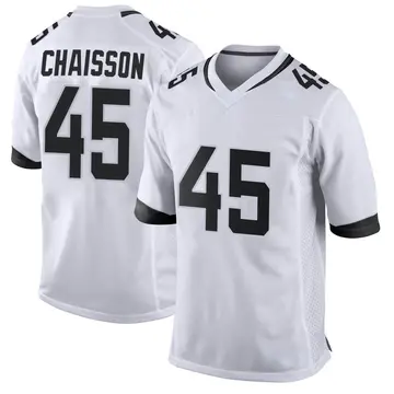 Nike K'Lavon Chaisson Youth Game Jacksonville Jaguars White Jersey
