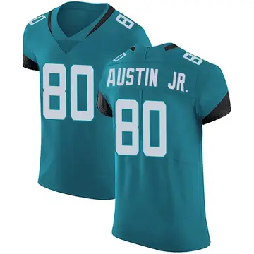 Nike Kevin Austin Jr. Men's Elite Jacksonville Jaguars Teal Vapor Untouchable Alternate Jersey