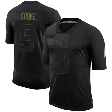 Nike Logan Cooke Youth Limited Jacksonville Jaguars Black 2020 Salute To Service Jersey