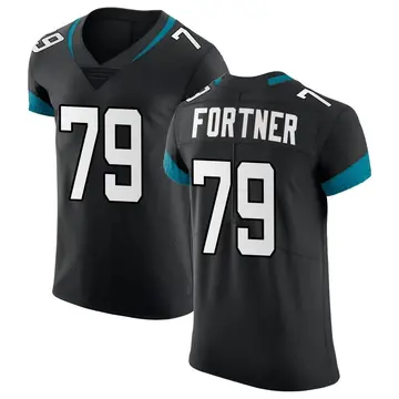 Nike Luke Fortner Men's Elite Jacksonville Jaguars Black Vapor Untouchable Jersey