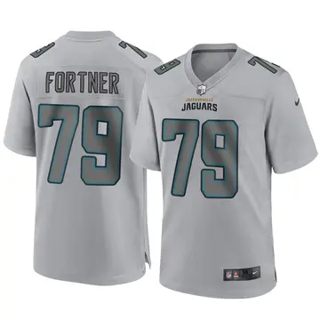 Nike Luke Fortner Men's Game Jacksonville Jaguars Gray Atmosphere Fashion Jersey