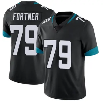 Nike Luke Fortner Men's Limited Jacksonville Jaguars Black Vapor Untouchable Jersey