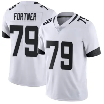 Nike Luke Fortner Men's Limited Jacksonville Jaguars White Vapor Untouchable Jersey