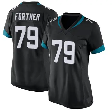 Nike Luke Fortner Women's Game Jacksonville Jaguars Black Jersey