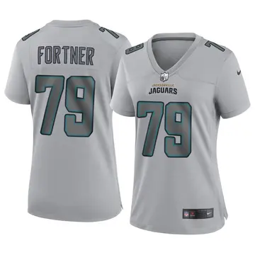 Nike Luke Fortner Women's Game Jacksonville Jaguars Gray Atmosphere Fashion Jersey