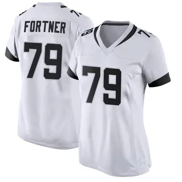 Nike Luke Fortner Women's Game Jacksonville Jaguars White Jersey