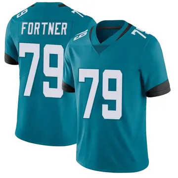 Nike Luke Fortner Youth Limited Jacksonville Jaguars Teal Vapor Untouchable Jersey