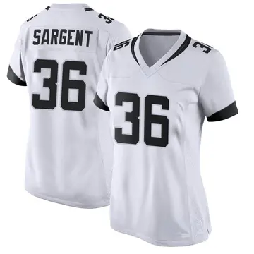 Nike Mekhi Sargent Women's Game Jacksonville Jaguars White Jersey