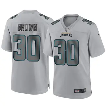 Nike Montaric Brown Men's Game Jacksonville Jaguars Gray Atmosphere Fashion Jersey