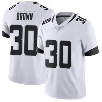 Nike Montaric Brown Men's Limited Jacksonville Jaguars White Vapor Untouchable Jersey