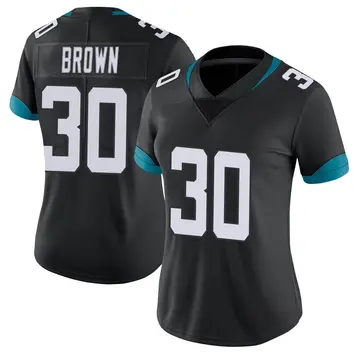 Nike Montaric Brown Women's Limited Jacksonville Jaguars Black Vapor Untouchable Jersey
