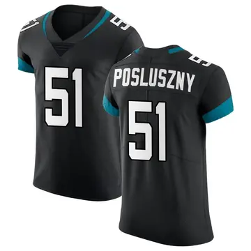 Nike Paul Posluszny Men's Elite Jacksonville Jaguars Black Vapor Untouchable Jersey