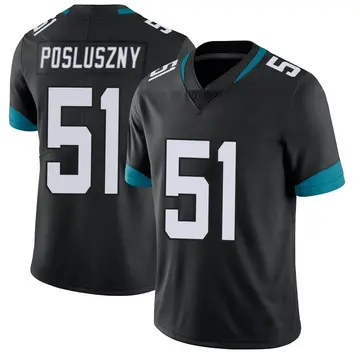 Nike Paul Posluszny Men's Limited Jacksonville Jaguars Black Vapor Untouchable Jersey