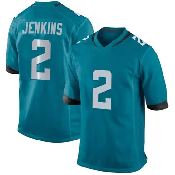 Nike Rayshawn Jenkins Men's Game Jacksonville Jaguars Teal Jersey