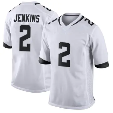 Nike Rayshawn Jenkins Men's Game Jacksonville Jaguars White Jersey
