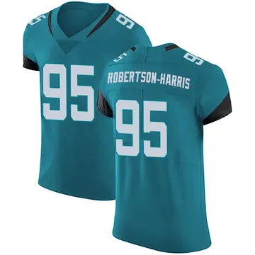 Nike Roy Robertson-Harris Men's Elite Jacksonville Jaguars Teal Vapor Untouchable Alternate Jersey
