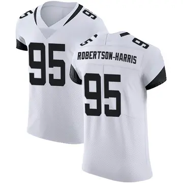 Nike Roy Robertson-Harris Men's Elite Jacksonville Jaguars White Vapor Untouchable Road Jersey