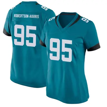 Nike Roy Robertson-Harris Women's Game Jacksonville Jaguars Teal Jersey