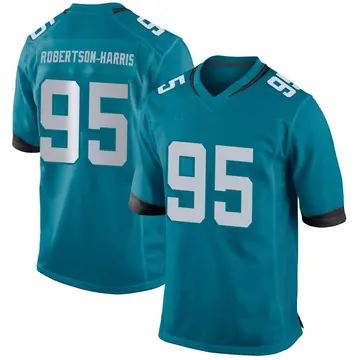 Nike Roy Robertson-Harris Youth Game Jacksonville Jaguars Teal Jersey