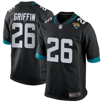Nike Shaquill Griffin Men's Game Jacksonville Jaguars Black Jersey