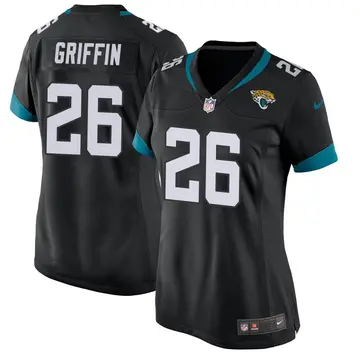 Nike Shaquill Griffin Women's Game Jacksonville Jaguars Black Jersey