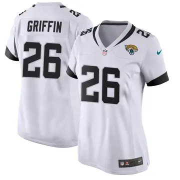 Nike Shaquill Griffin Women's Game Jacksonville Jaguars White Jersey