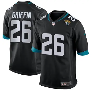 Nike Shaquill Griffin Youth Game Jacksonville Jaguars Black Jersey