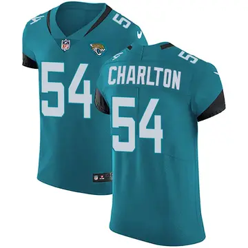 Nike Taco Charlton Men's Elite Jacksonville Jaguars Teal Vapor Untouchable Alternate Jersey