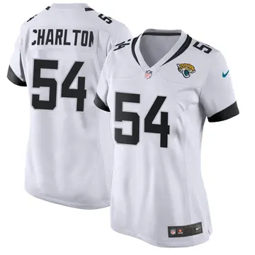 Nike Taco Charlton Women's Game Jacksonville Jaguars White Jersey