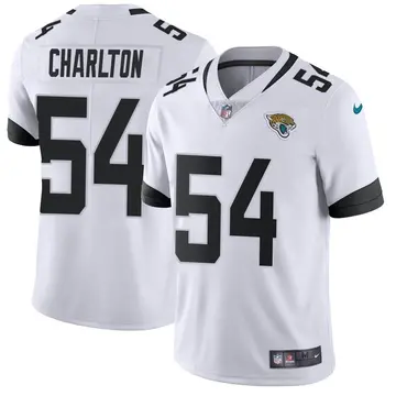 Nike Taco Charlton Youth Limited Jacksonville Jaguars White Vapor Untouchable Jersey