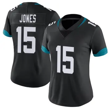 Nike Tim Jones Women's Limited Jacksonville Jaguars Black Vapor Untouchable Jersey