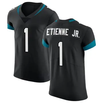 Nike Travis Etienne Jr. Men's Elite Jacksonville Jaguars Black Vapor Untouchable Jersey