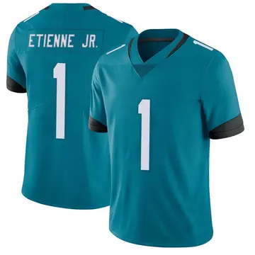 Nike Travis Etienne Jr. Men's Limited Jacksonville Jaguars Teal Vapor Untouchable Jersey