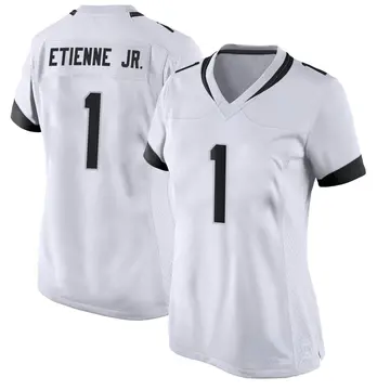 Nike Travis Etienne Jr. Women's Game Jacksonville Jaguars White Jersey