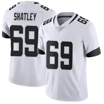 Nike Tyler Shatley Men's Limited Jacksonville Jaguars White Vapor Untouchable Jersey