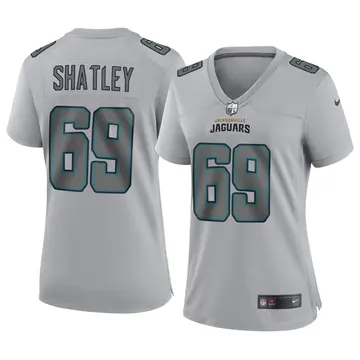 Nike Tyler Shatley Women's Game Jacksonville Jaguars Gray Atmosphere Fashion Jersey