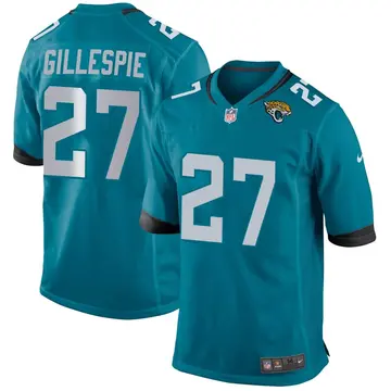 Nike Tyree Gillespie Youth Game Jacksonville Jaguars Teal Jersey