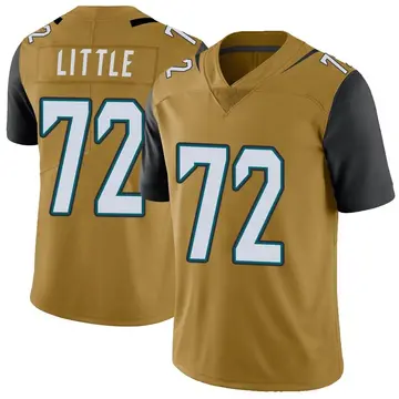 Nike Walker Little Men's Limited Jacksonville Jaguars Gold Color Rush Vapor Untouchable Jersey