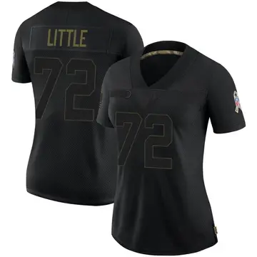 Nike Walker Little Women's Limited Jacksonville Jaguars Black 2020 Salute To Service Jersey