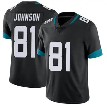 Nike Willie Johnson Men's Limited Jacksonville Jaguars Black Vapor Untouchable Jersey