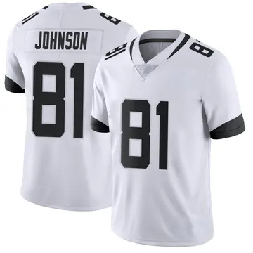 Nike Willie Johnson Men's Limited Jacksonville Jaguars White Vapor Untouchable Jersey