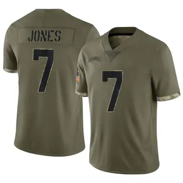Nike Zay Jones Men's Limited Jacksonville Jaguars Olive 2022 Salute To Service Jersey